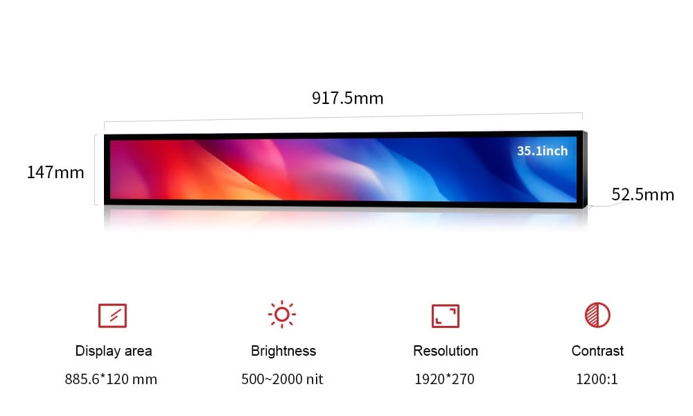 35-Inch-LCD-Stretched-Bar-Display-Size-Features