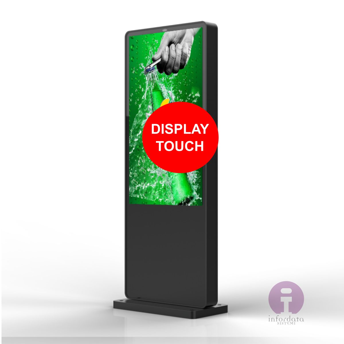 Infordata Sistemi totem 55" con schermo touch