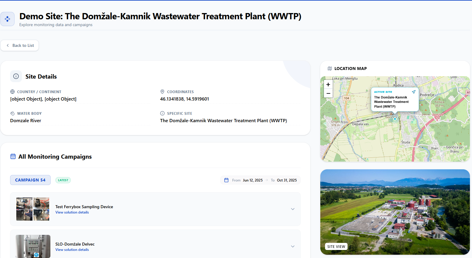ins demo site detail